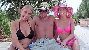 wanna see this blonde teen's tight ass gape from cock and huge dildo?