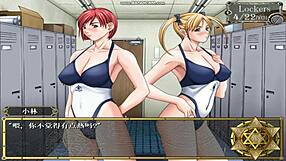 bible black swim team lesbians lick pussy in steamy locker room action