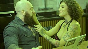 brazilian brunette couple skips outing for huge ass fucking blowjob feet play voyeur wife