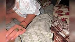 hey stepmom finds me with dick out and begs me to fuck her while home alone