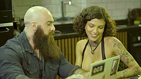 brazilian brunette couple skips outing for huge ass fucking blowjob feet play voyeur wife