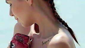 Jana Bubu and Elina Love strip down as Ukrainian MILF babes in softcore with natural tits