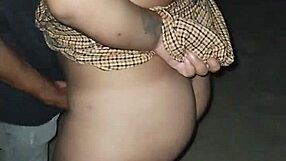 Horny latina fingered and exposed on public beach