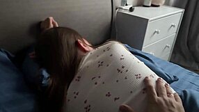 I bent over this amateur babe for doggystyle cock action in homemade couple orgasm