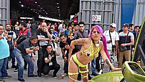 check out this mexican teen sailor pigtails pussy at car expo