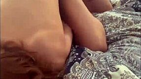 Real Amateur Sex with Big Ass Ebony Latina in Lingerie for First Time Homemade