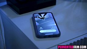 The horny STEPMOM sneaks into STEPSON'S BEDROOM craving hard FUCKING tonight