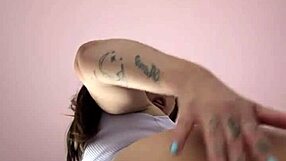 whoa this curvy brunette milf twerks big ass tits shaking pov domination style