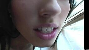 Horny Brunette Teen Slut Gives Adorable Dirty Talk Jerk Off Instructions