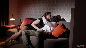 Busty brunette milf cathy heaven drilled rough anal by big black cock creampie