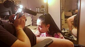 i can't get enough of black lynn's stunning bts vape and oral skills behind the scenes...