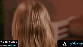 I feel so passionate as Kylie Rocket massaging blonde Braylin Bailey