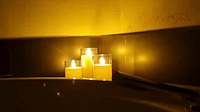 wanna join my foamy cock play in the hot tub with chill music?