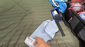 Curvy Latina Milf Sucks Cock Swallows Cum Before Workout