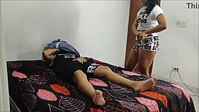 hidden cam catches hermanastro roughly fucking morena bedroom hardcore