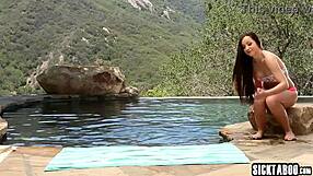 kendra lust licks and fingers lola foxx's wet pussy in steamy big tits lesbian play