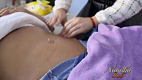 i get a relaxing massage from my latina dominatrix with natural tits