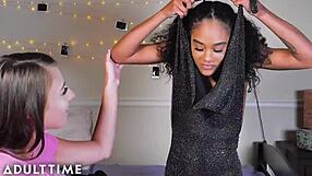 hey college nerd model dives into first time lesbian pussy licking fingering cunilingus muff diving