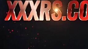 Hot babe strokes cock then takes doggystyle pounding bent over.