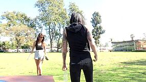 i crave divine babes licking pussies then dildo fucking in lingerie