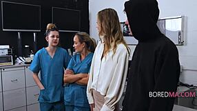 Boss Lady Blindly Fucked Hard by Stranger Cock