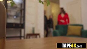 Young Couple Worships Gorgeous Russian MILF Pussy