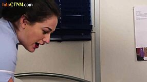 hey nurses in lingerie heels give cfnm handjob blowjob 3some to patient