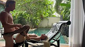 amateur skinny blonde couple bangs outdoors missionary cowgirl bent over doggystyle homemade