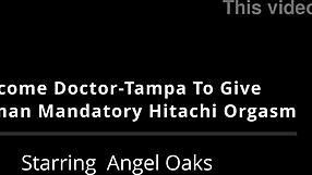 doctor-tampa gives angel oaks mandatory hitachi orgasm backstage