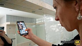 Mommy janet alfano's shower seduction ends with young cock pounding her milf pussy