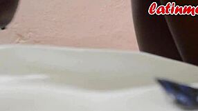 Her massive tits and ass make her moan to explosive orgasm in sexy lingerie photoshoot