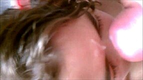 hey this young teen just took a hot facial cumshot