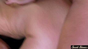 classy milf takes doggystyle pounding then drowns in hot cum