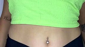 curvy latina's huge natural tits bounce in steamy solo compilation