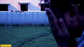 my cheating chubby indian girlfriend with big ass tits fucks rough doggystyle creampie before ex lover