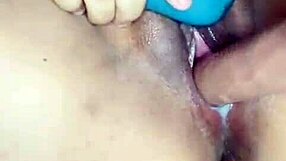 pamela caliente squirts from latina anal with big black monster cock dildo