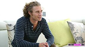 Milf Stepmom's Pussy Fingered By Stepson While He Fucks Petite Teen Girlfriend