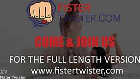 foxie t fists lucia denvile's gaping pussy with toys vibrator