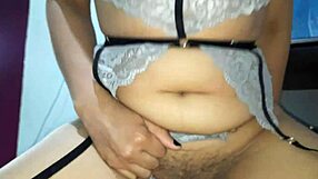 cheap colombian stepdaughter whore goes wild on bed and cock