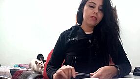 vlog with horny indian latina milf sarah rosa exploring her wildest bizarre ass tits fetishes