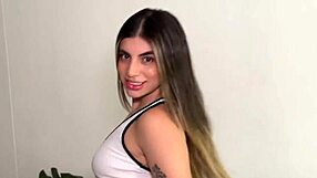 stepsis left alone turns into curvy colombian creampie fuck frenzy