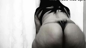 Big Ass Twerks Seductively Before Steamy Shower Bath