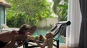 amateur skinny blonde couple bangs outdoors missionary cowgirl bent over doggystyle homemade