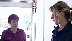 two horny amateurs scissor wet pussies to rough lesbian orgasms