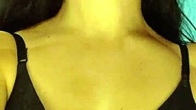 Intense POV Debora Mendes deepthroats big cock reverse cowgirl in black panties motel