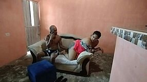 infiel marido rams big ass cuñada's fat pussy in salon while wife away