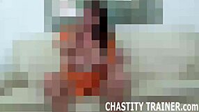 your cock's freedom revoked now i'm binding it teasing with toys in total femdom control