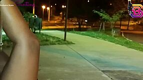 call center slut caught sucking huge cock in public park