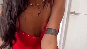 Skinny Angie Fonseca rides cock squirting perfectly