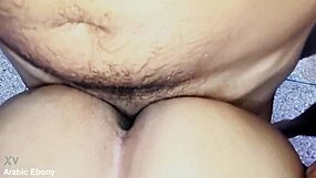 Arab dude bangs friend's big ass wife doggystyle creampie rough